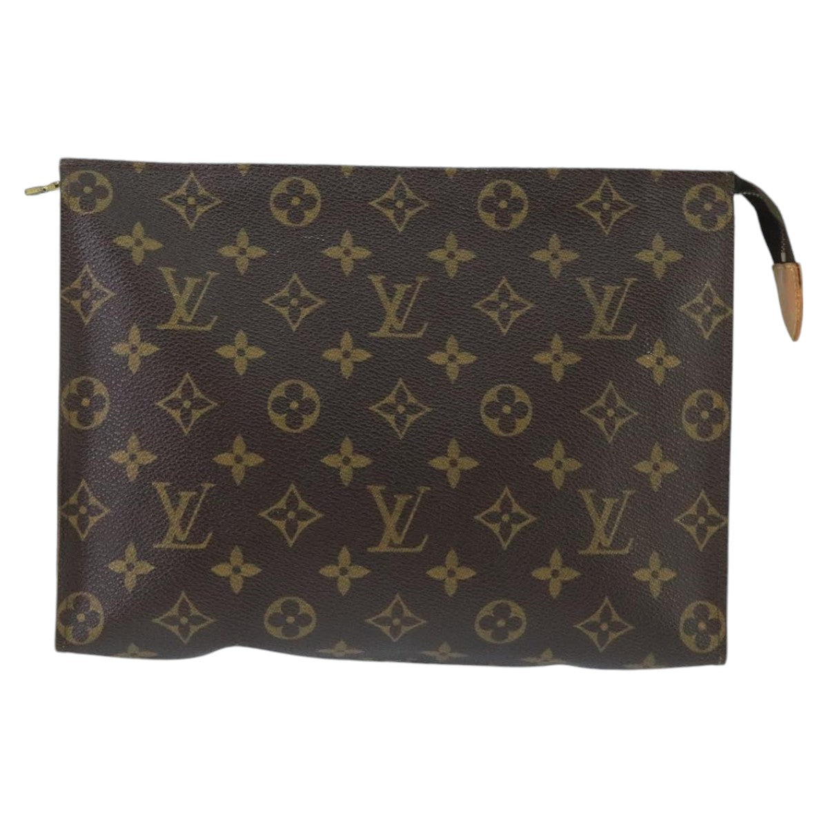 LOUIS VUITTON Monogram Poche Toilette 26 Pouch M47542 LV Auth 99782