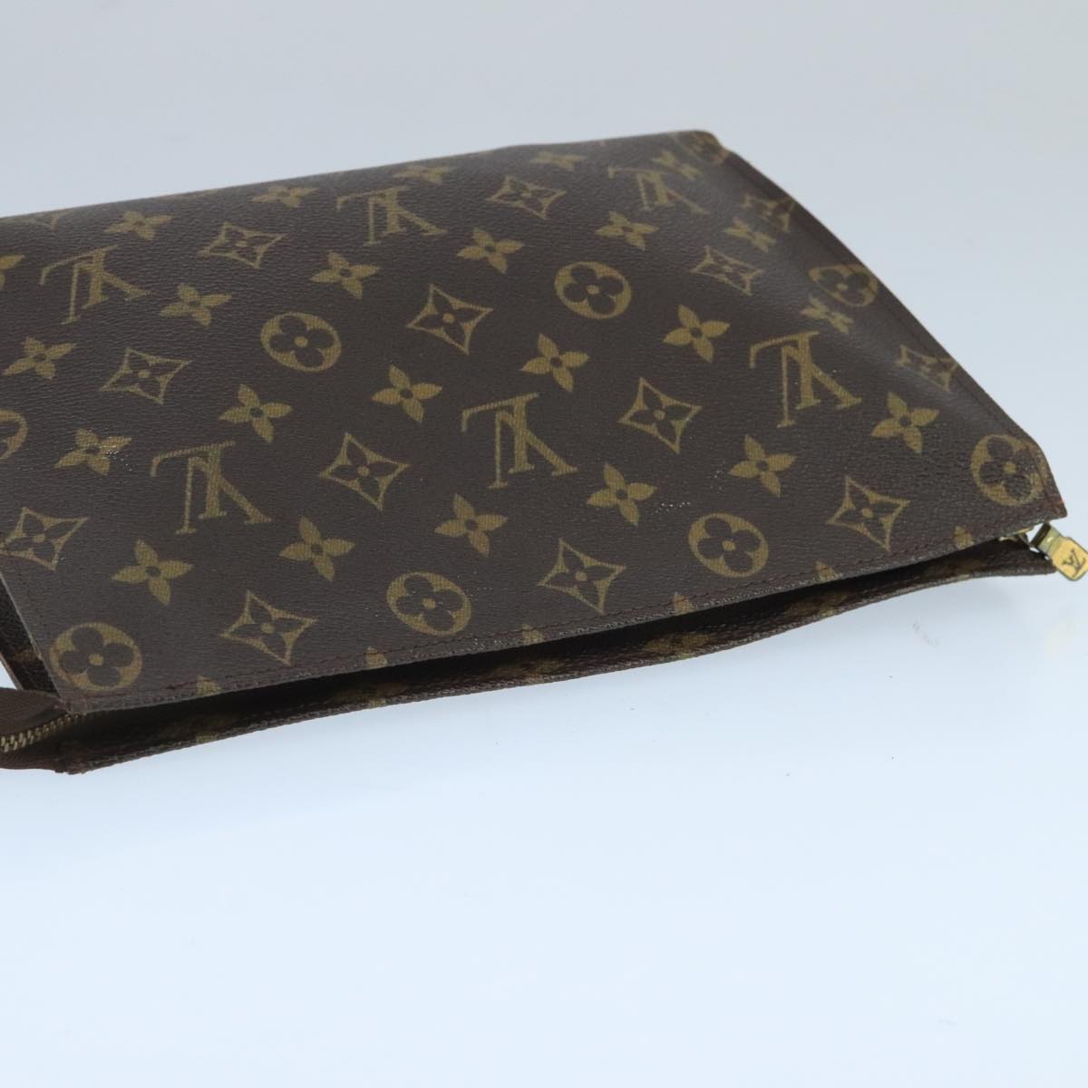 LOUIS VUITTON Monogram Poche Toilette 26 Pouch M47542 LV Auth 99782