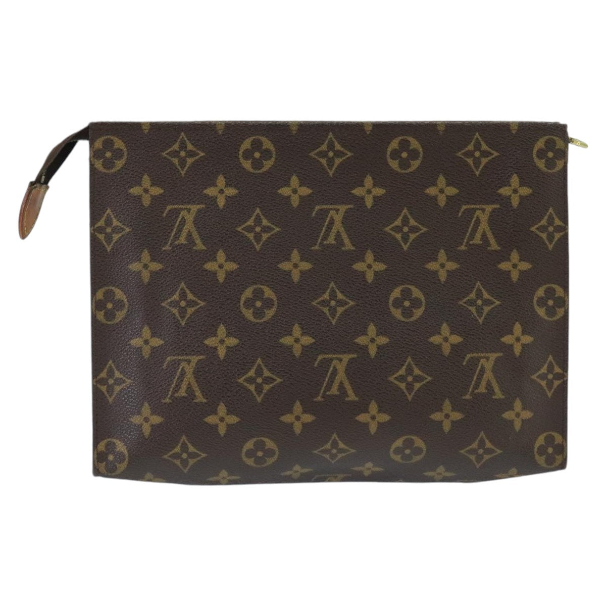 LOUIS VUITTON Monogram Poche Toilette 26 Pouch M47542 LV Auth 99783