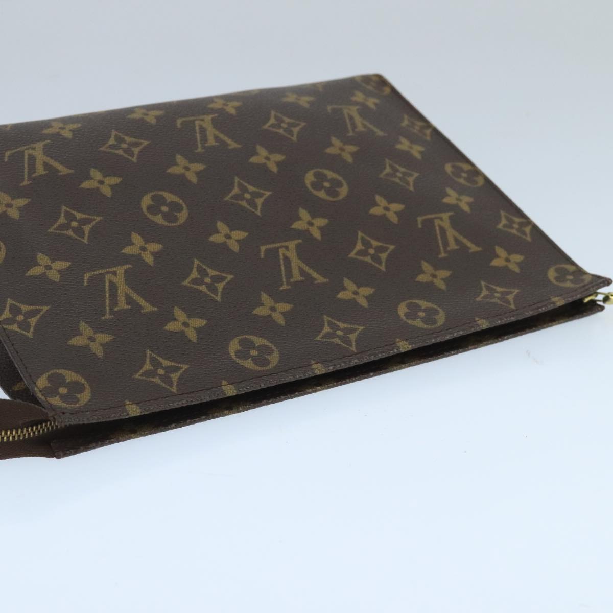 LOUIS VUITTON Monogram Poche Toilette 26 Pouch M47542 LV Auth 99783