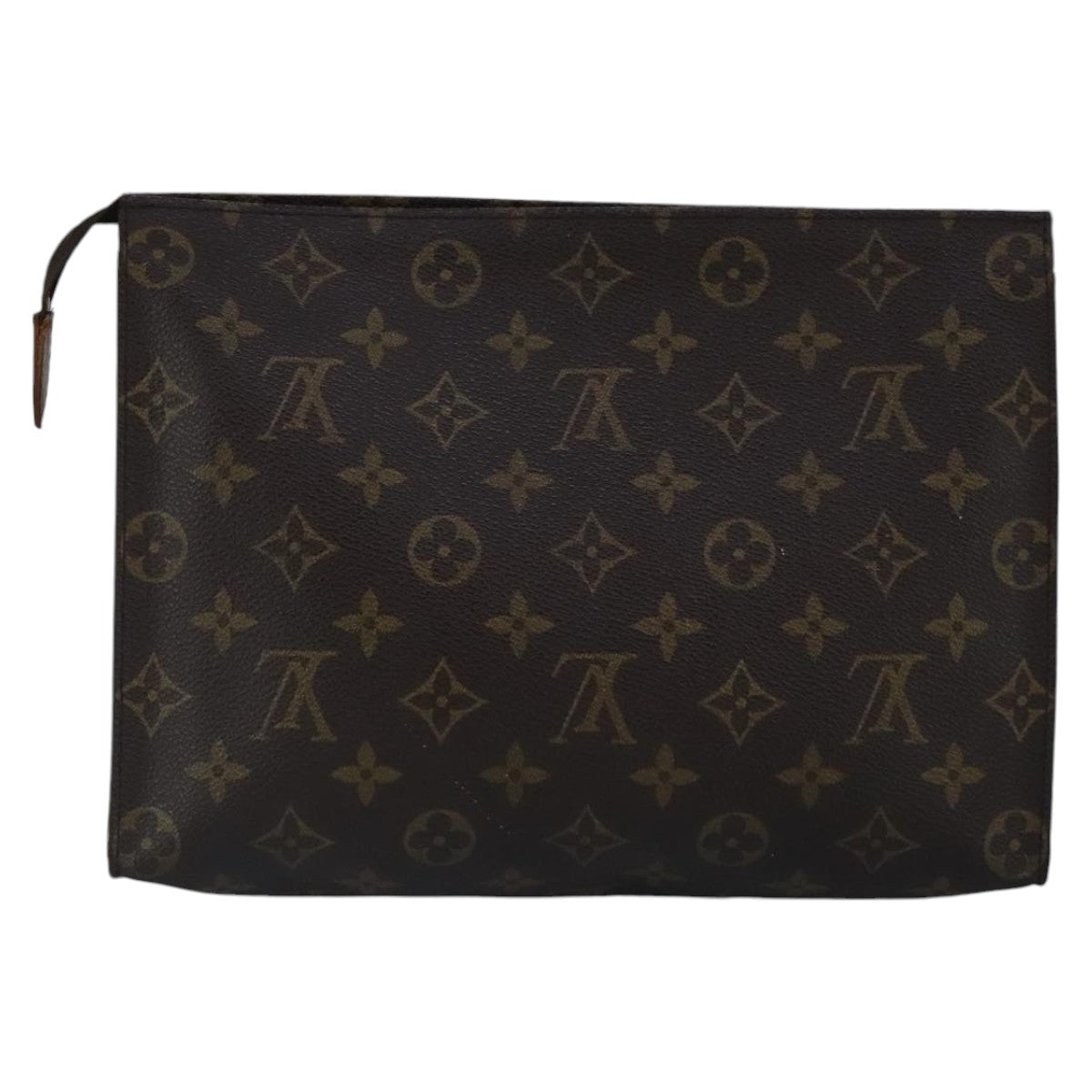 LOUIS VUITTON Monogram Poche Toilette 26 Pouch M47542 LV Auth 99784