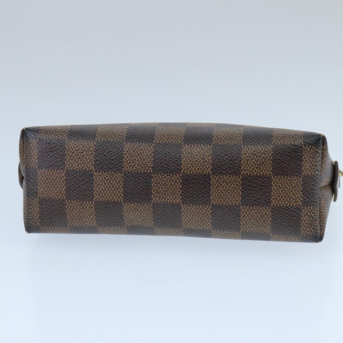 LOUIS VUITTON Damier Ebene Pochette Cosmetic PM Pouch N47516 LV Auth 99785