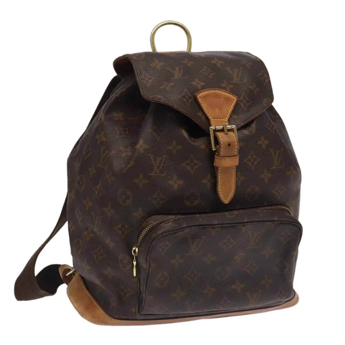 LOUIS VUITTON Monogram Montsouris GM Backpack M51135 LV Auth 99807