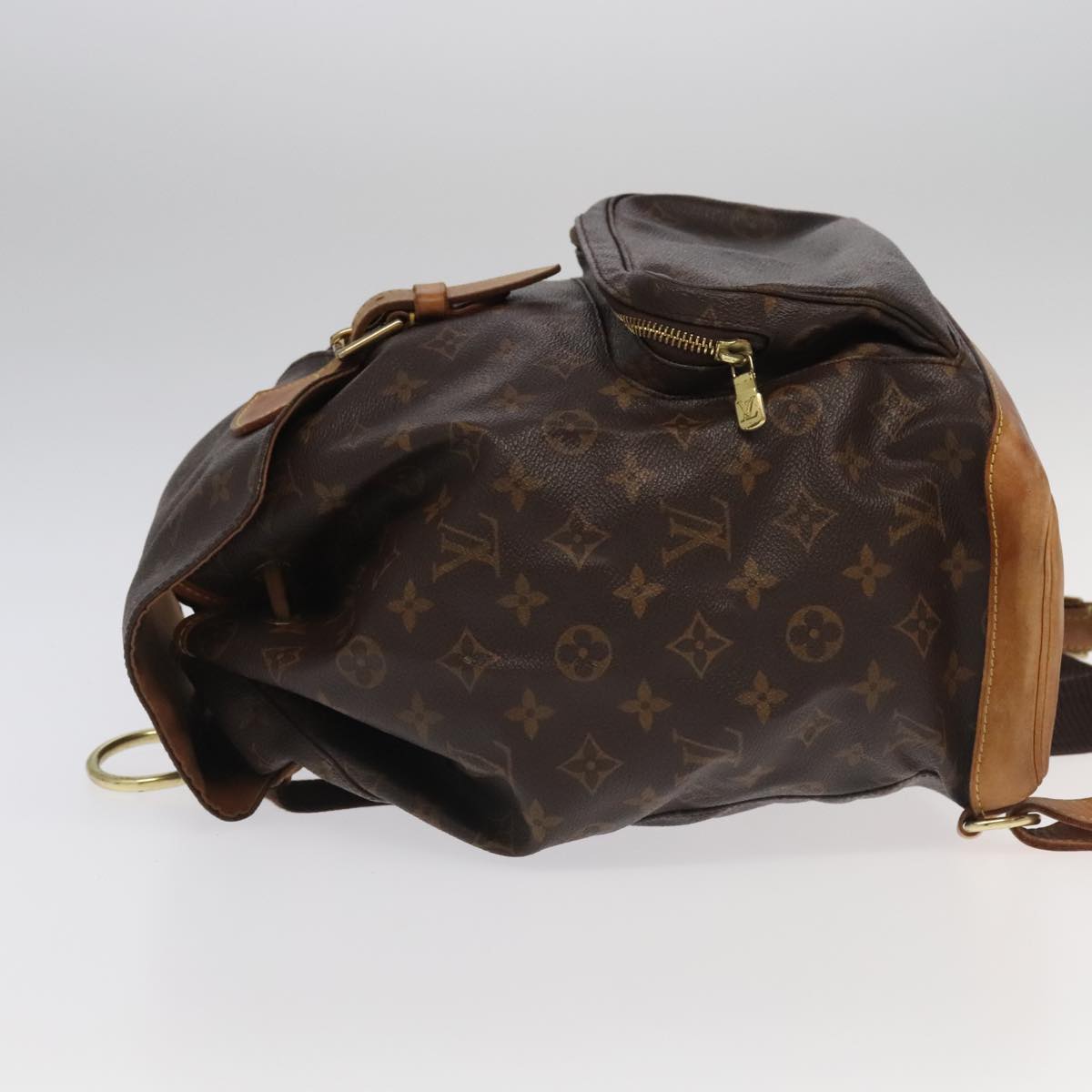 LOUIS VUITTON Monogram Montsouris GM Backpack M51135 LV Auth 99807