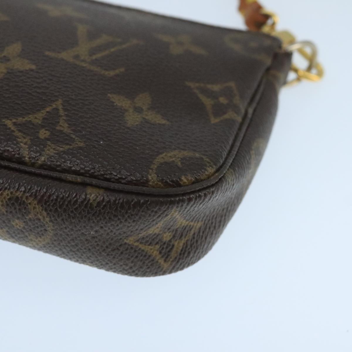 LOUIS VUITTON Monogram Mini Pochette Accessoires Pouch M58009 LV Auth 99820