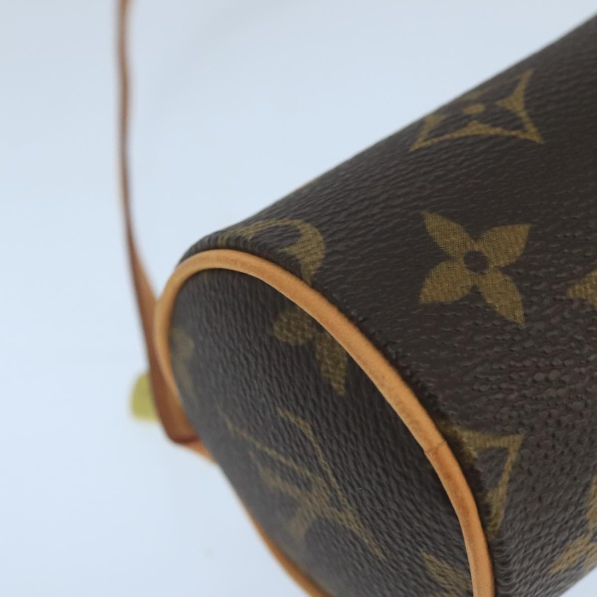 LOUIS VUITTON Monogram Papillon Pouch LV Auth 99822