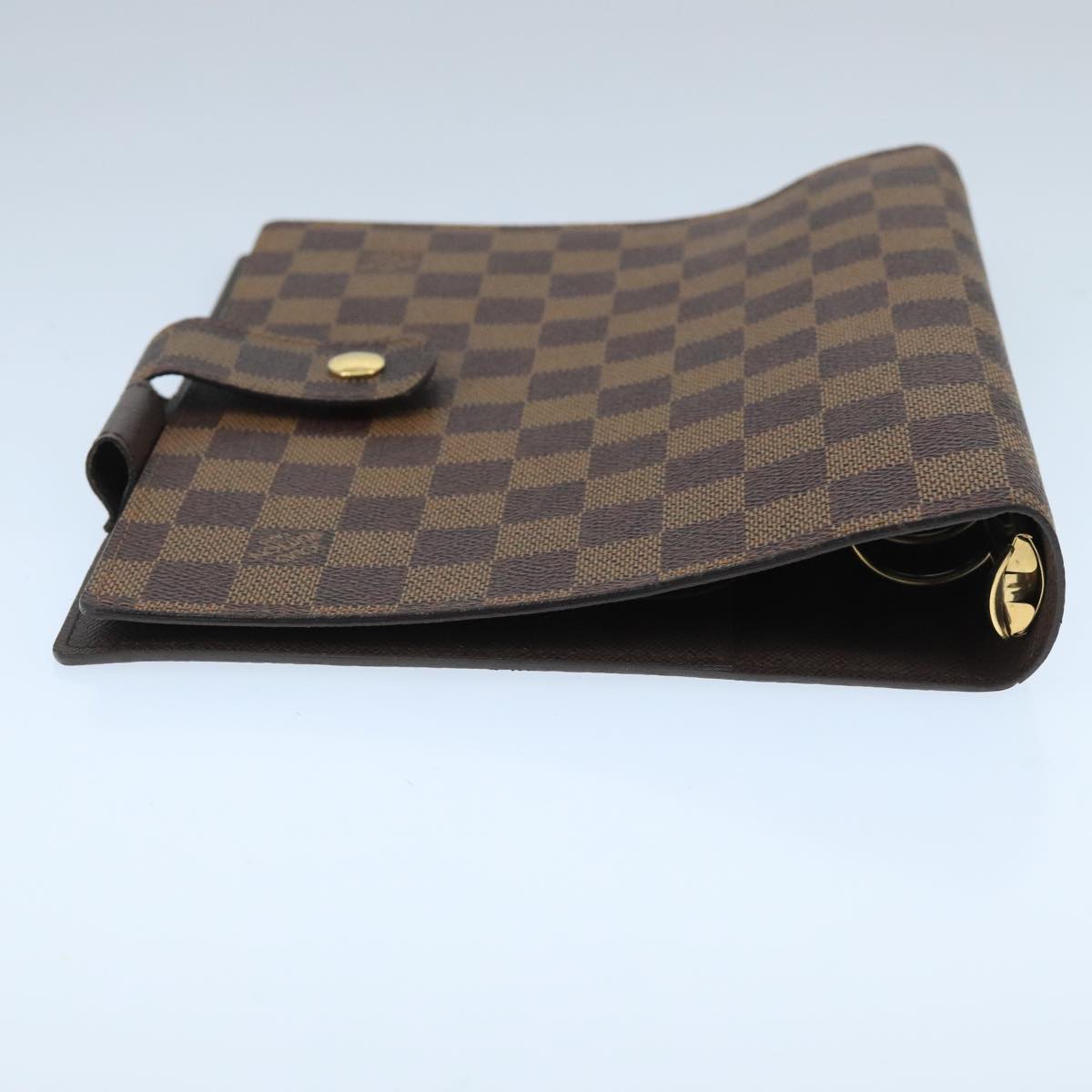 LOUIS VUITTON Damier Ebene Agenda GM Day Planner Cover R20107 LV Auth 99824