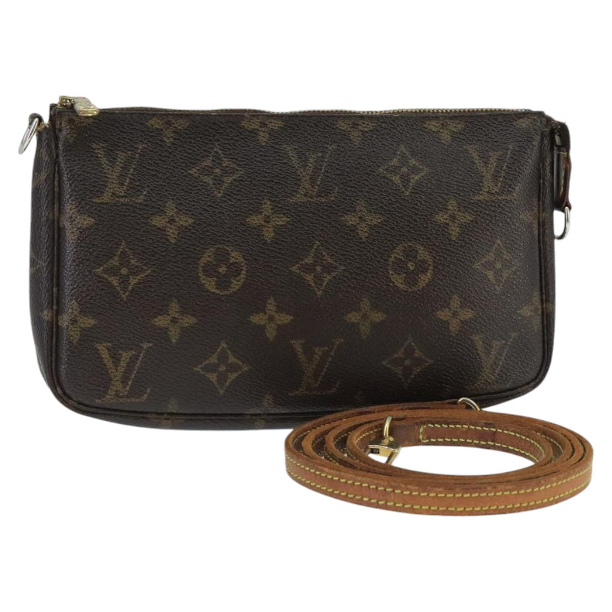 LOUIS VUITTON Monogram Pochette Accessoires Pouch M51980 LV Auth 99826