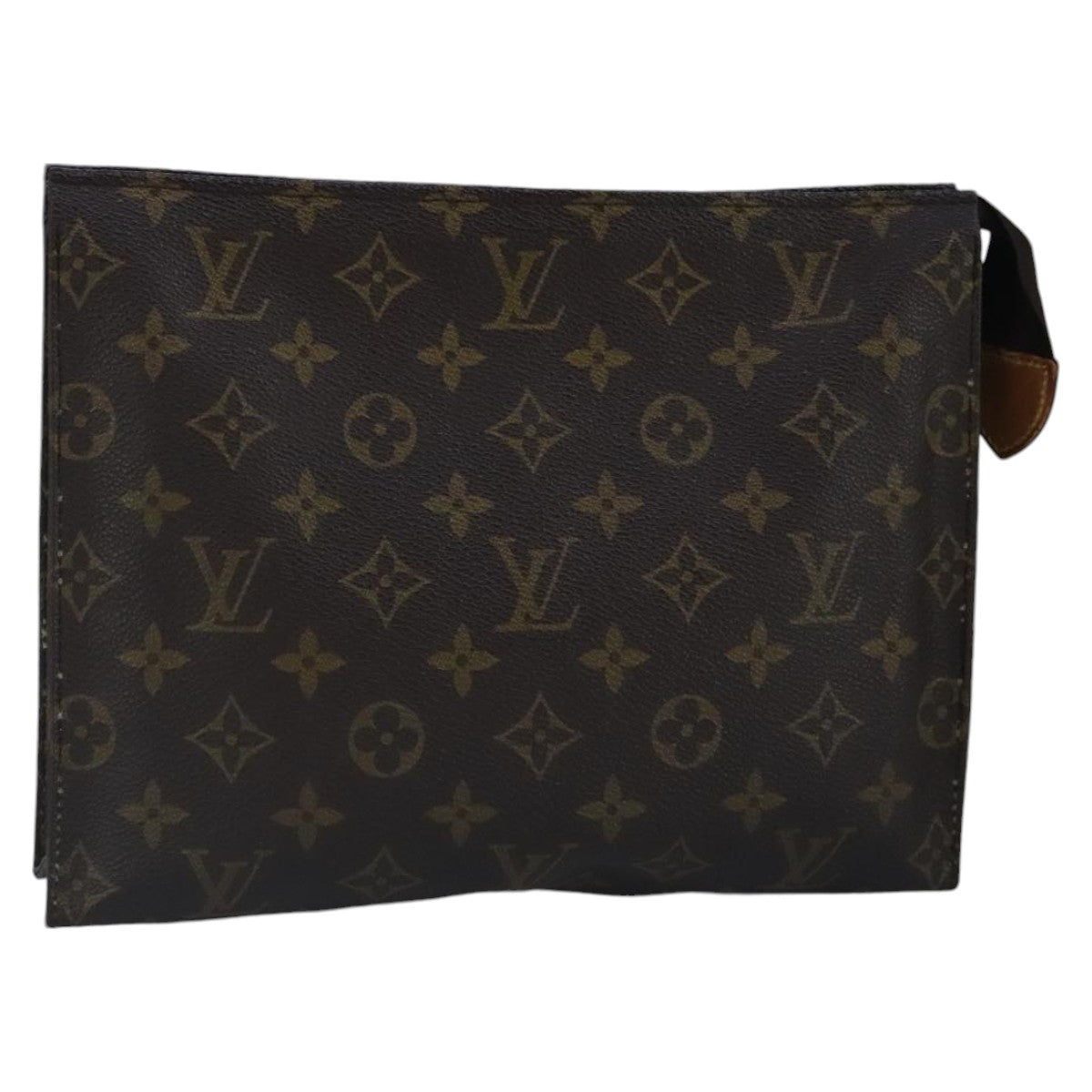 LOUIS VUITTON Monogram Poche Toilette 26 Pouch M47542 LV Auth 99831