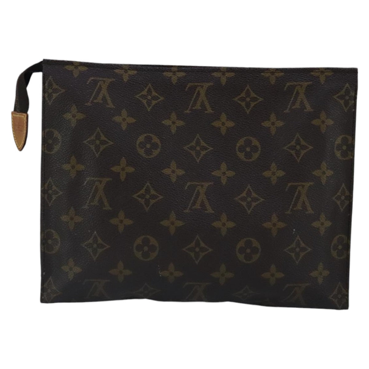 LOUIS VUITTON Monogram Poche Toilette 26 Pouch M47542 LV Auth 99831