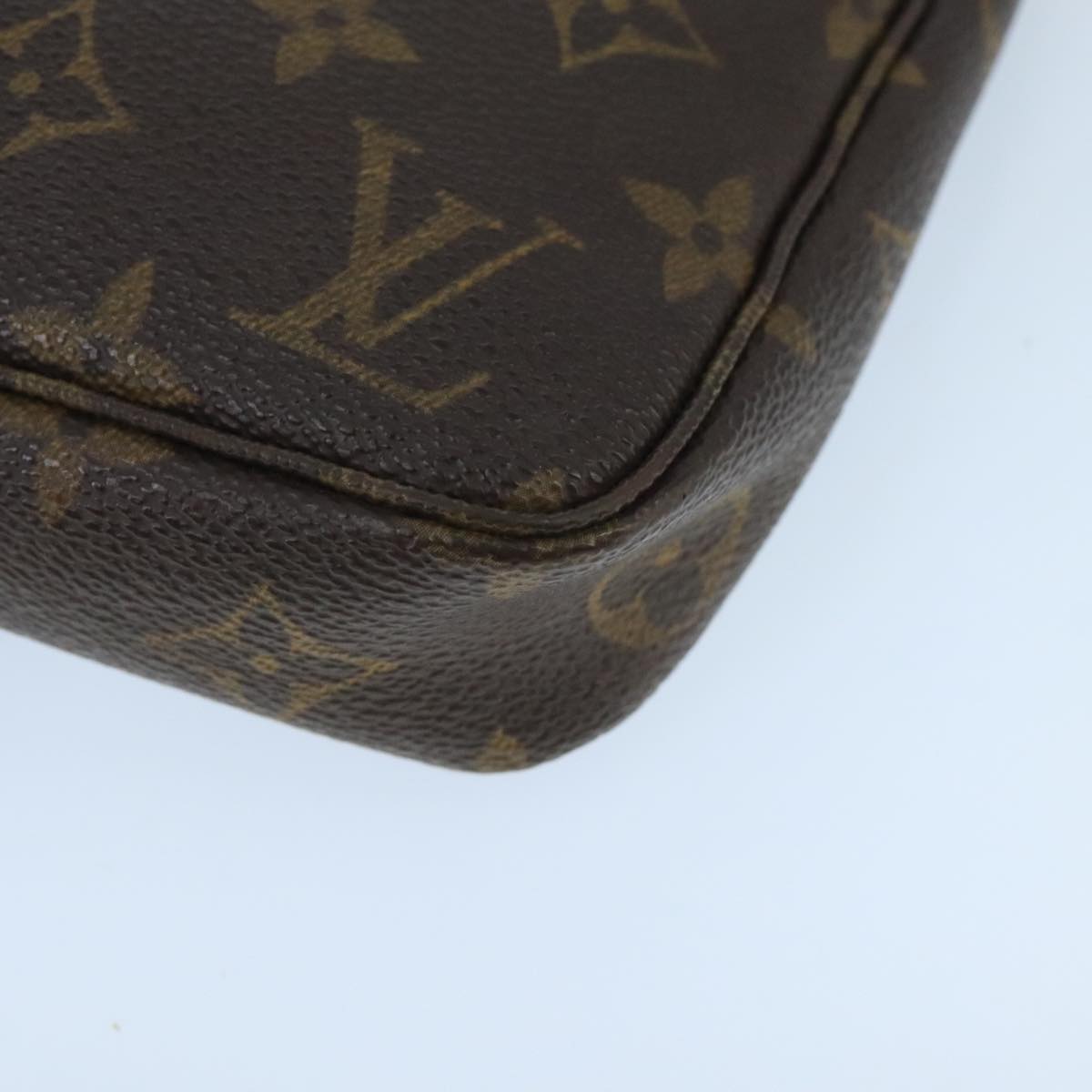 LOUIS VUITTON Monogram Pochette Accessoires Pouch M51980 LV Auth 99832