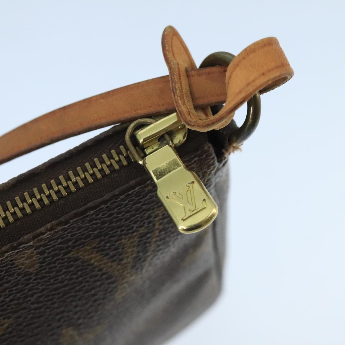 LOUIS VUITTON Monogram Pochette Accessoires Pouch M51980 LV Auth 99832