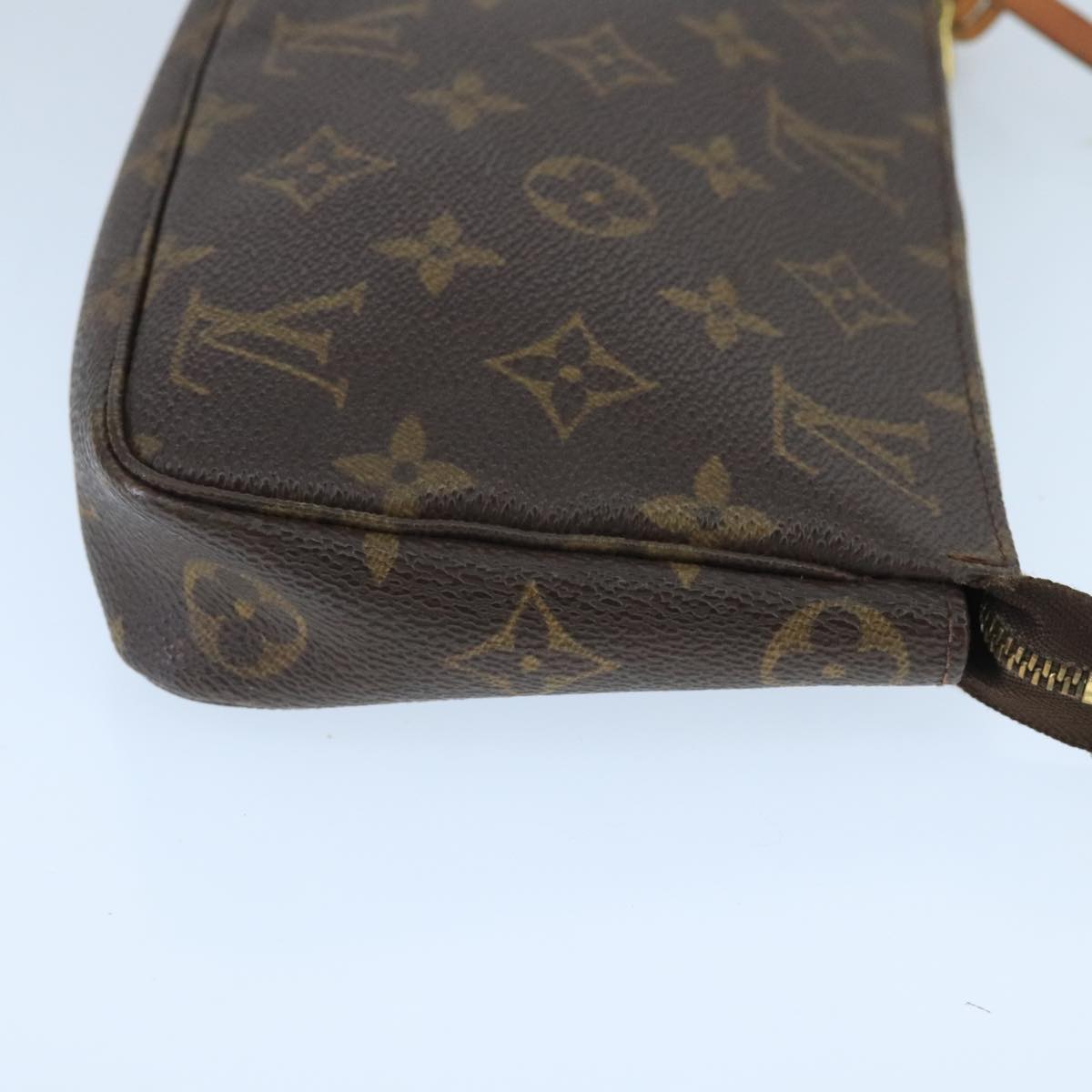 LOUIS VUITTON Monogram Pochette Accessoires Pouch M51980 LV Auth 99832