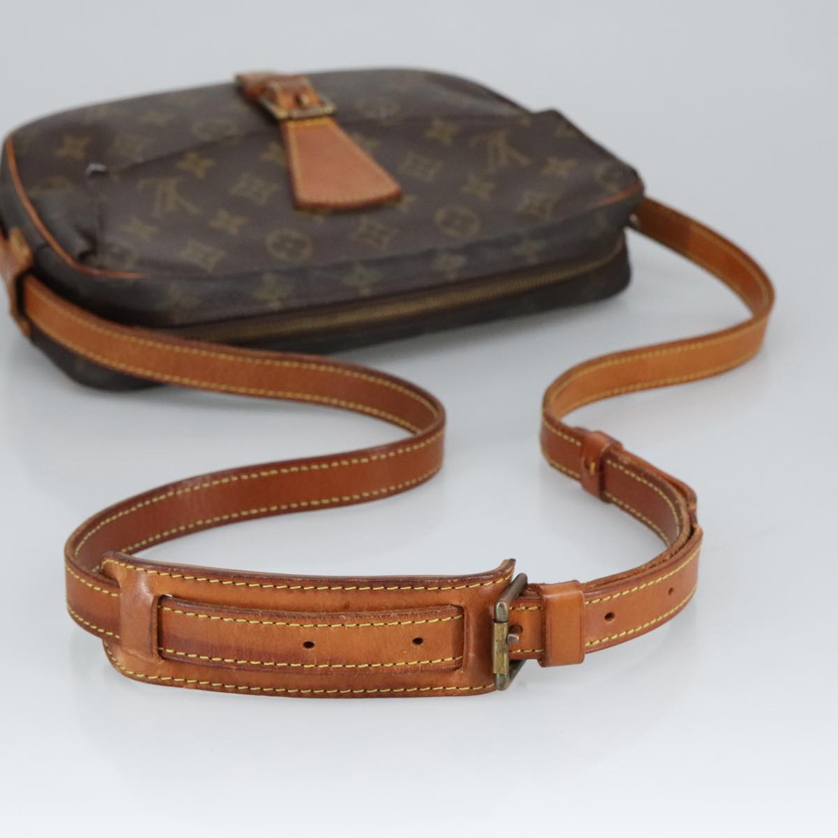 LOUIS VUITTON Monogram Jeune Fille GM Shoulder Bag M51225 LV Auth 99857