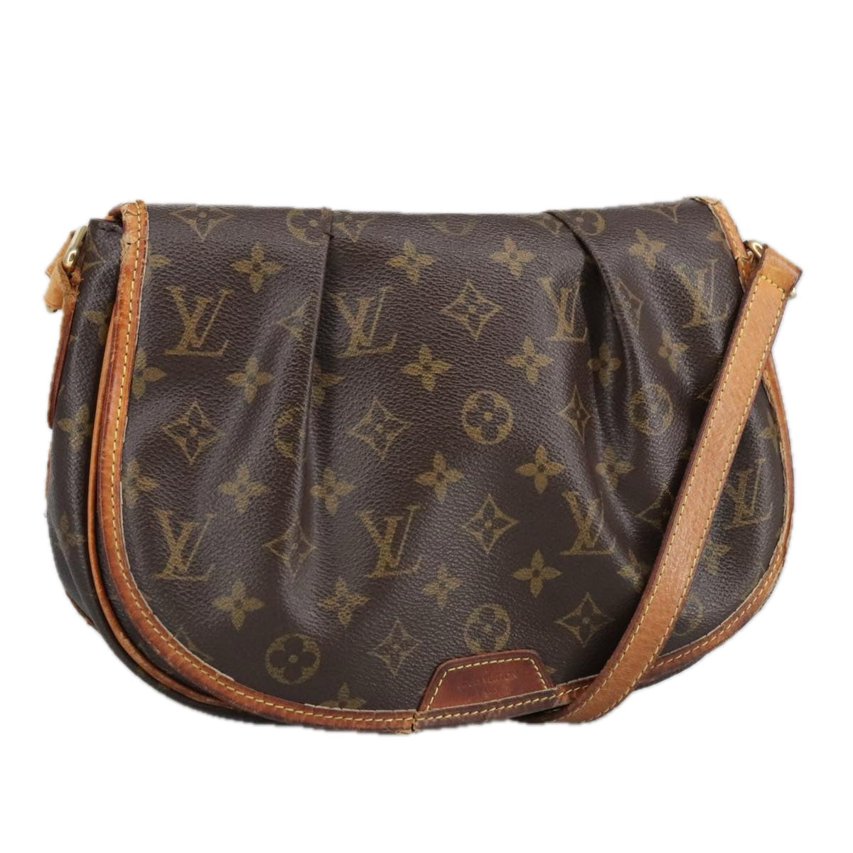 LOUIS VUITTON Monogram Menilmontant PM Shoulder Bag M40474 LV Auth 99887