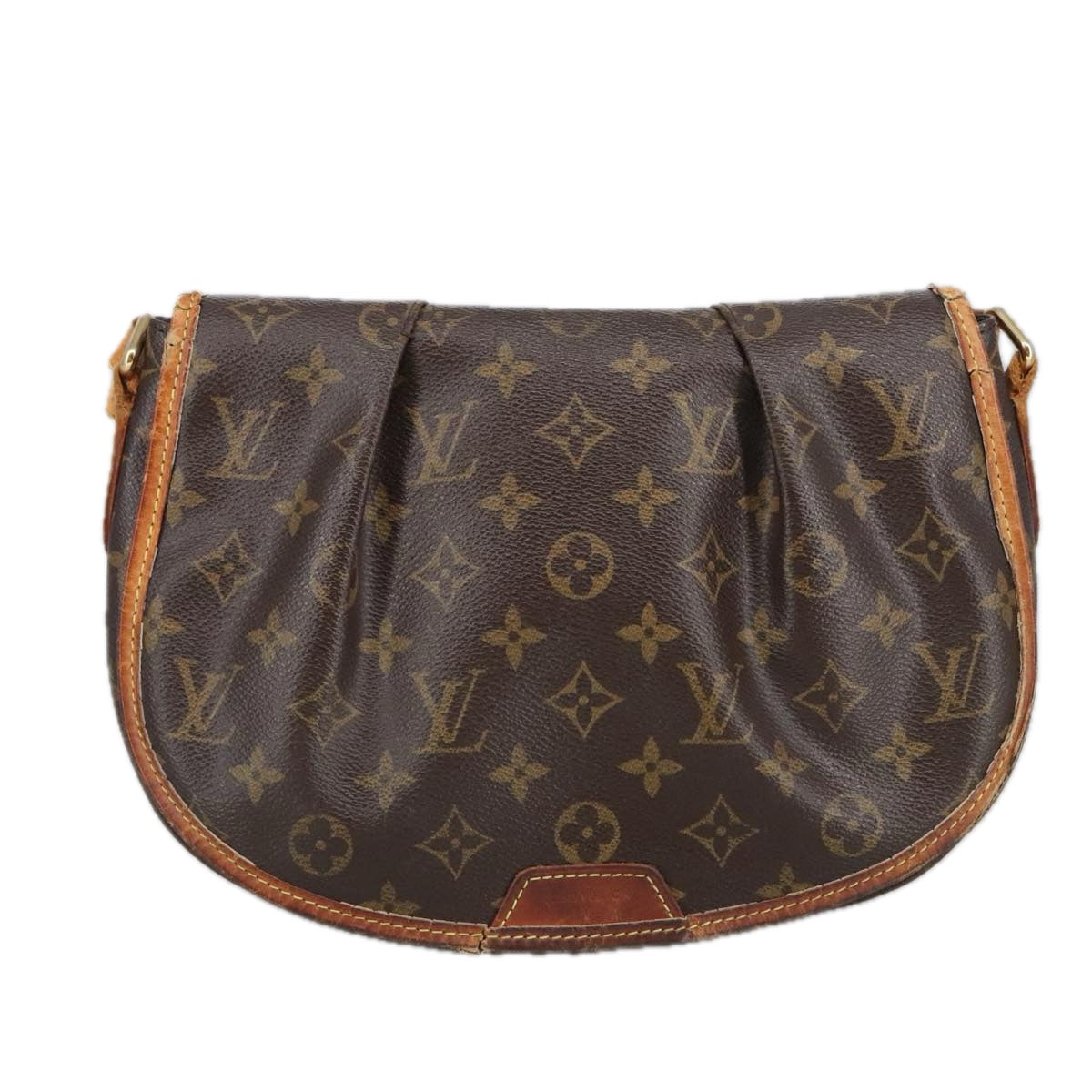 LOUIS VUITTON Monogram Menilmontant PM Shoulder Bag M40474 LV Auth 99887