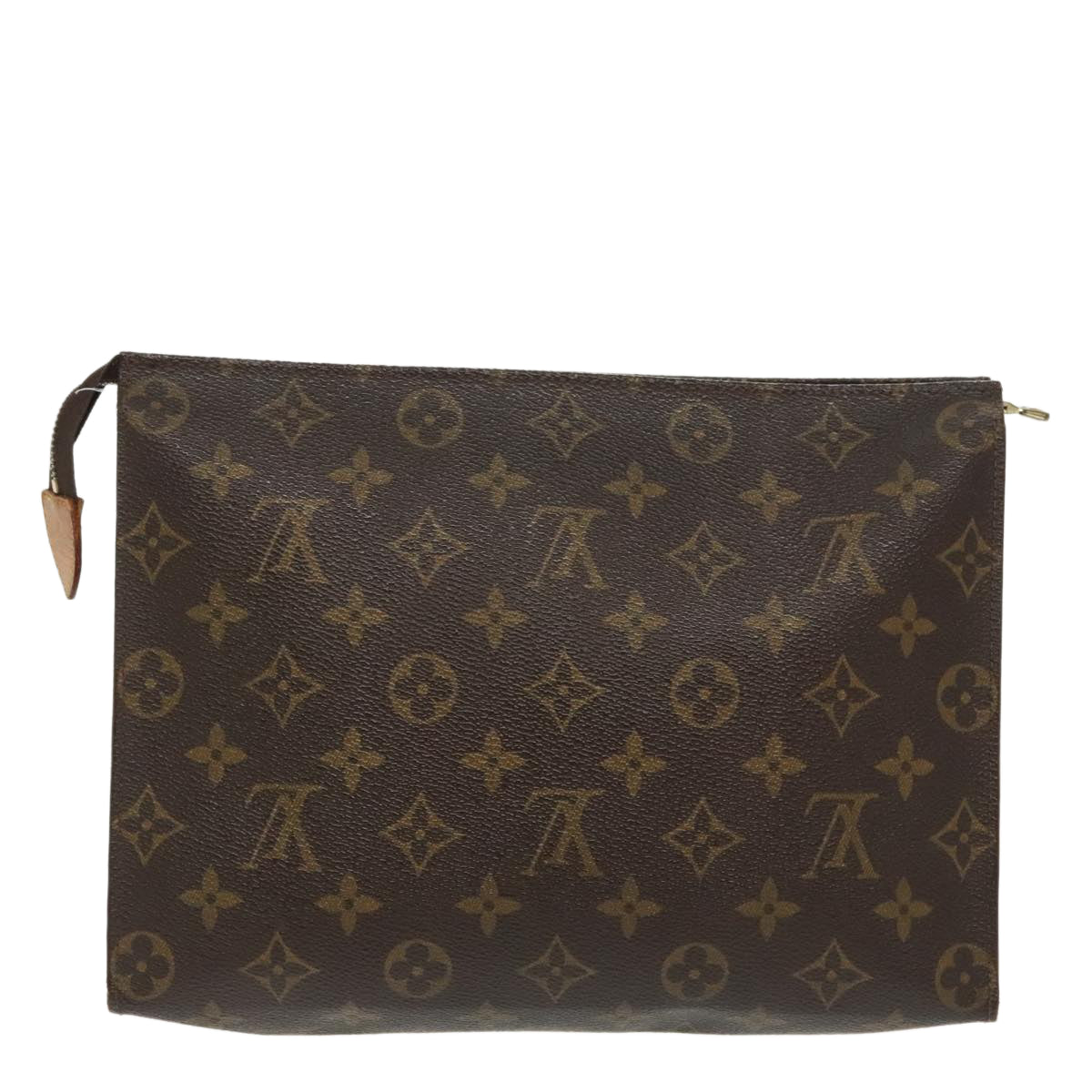 LOUIS VUITTON Monogram Poche Toilette 26 Pouch M47542 LV Auth 99897