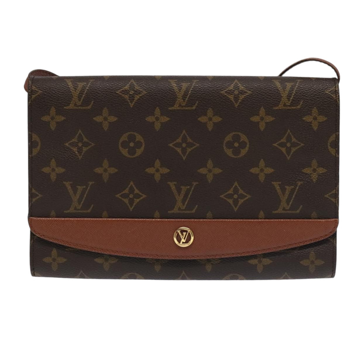 LOUIS VUITTON Monogram Bordeaux 24 Shoulder Bag M51798 LV Auth 99941