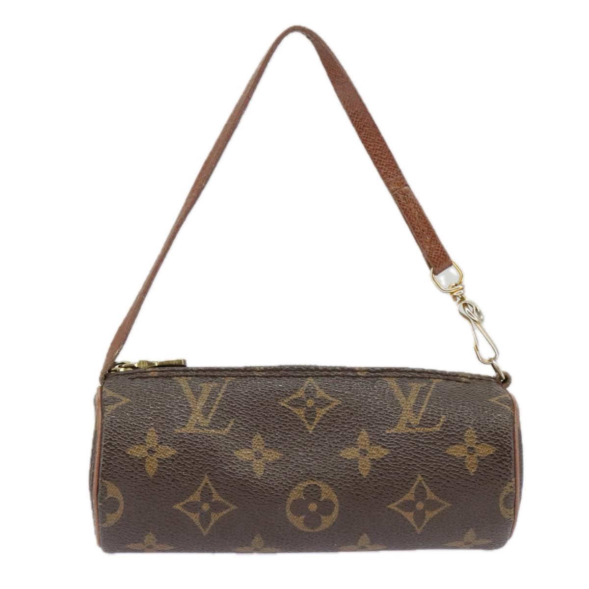 LOUIS VUITTON Monogram Papillon Pouch LV Auth 99943