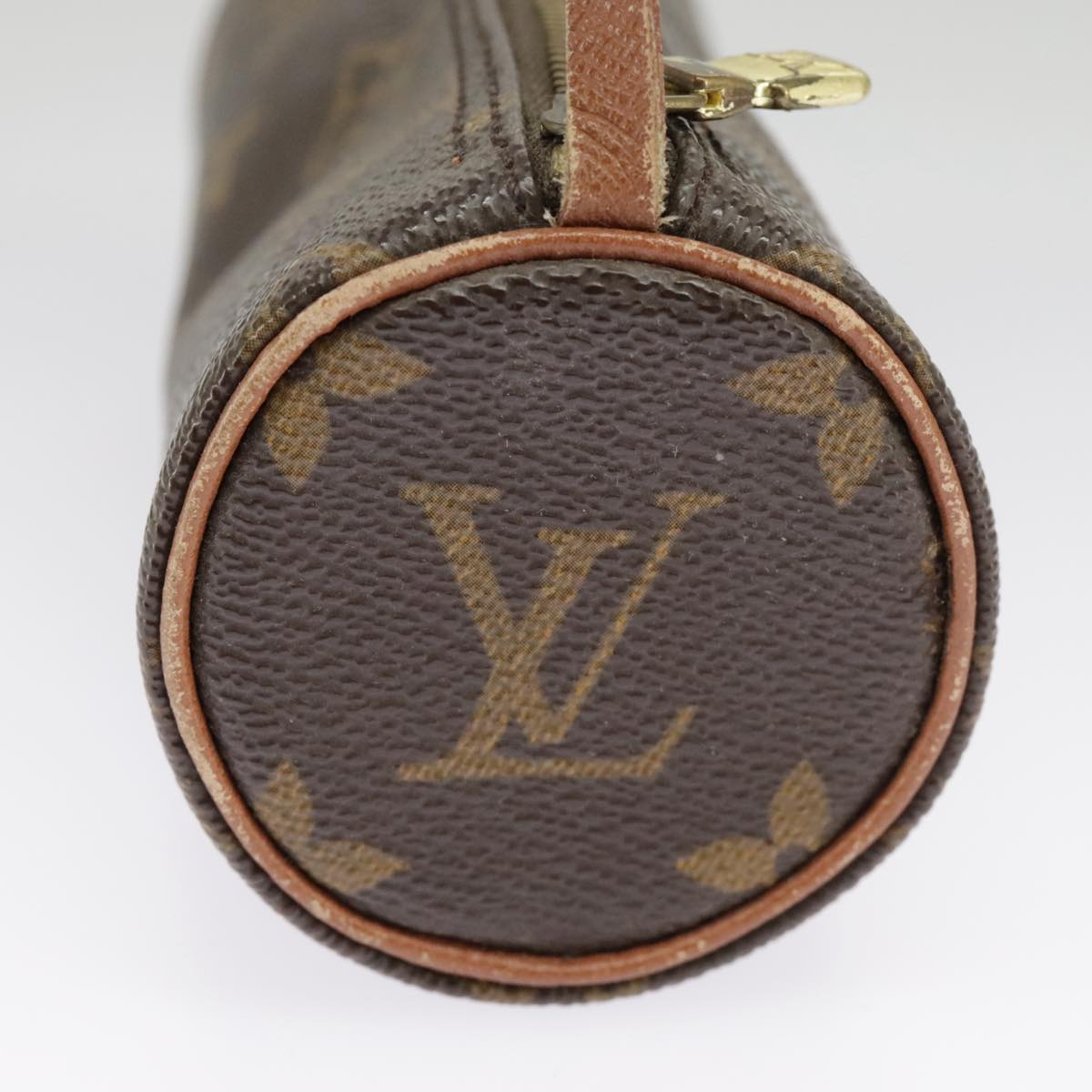 LOUIS VUITTON Monogram Papillon Pouch LV Auth 99946