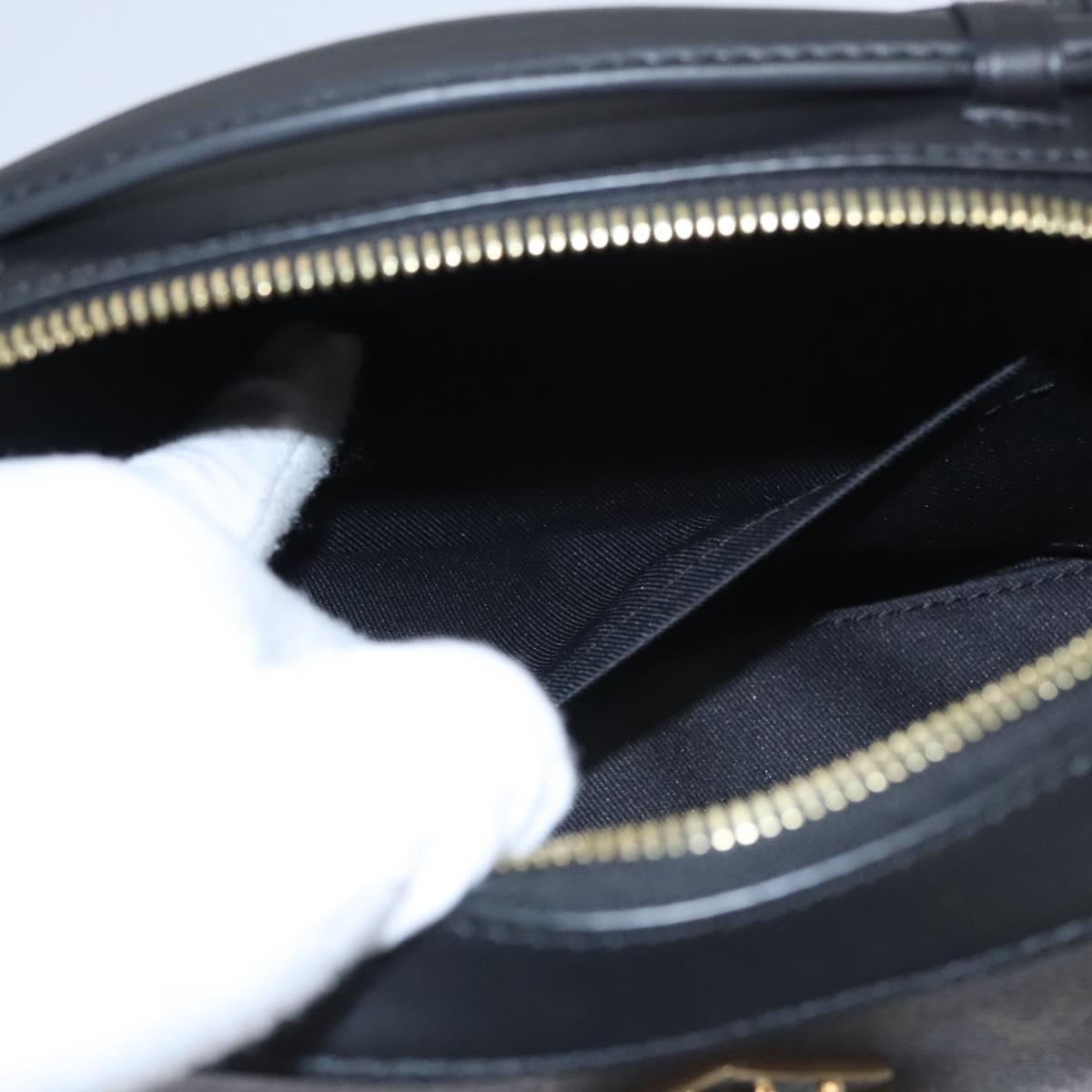 LOUIS VUITTON Monogram Saintonge Shoulder Bag Black M43555 LV Auth 99976SA