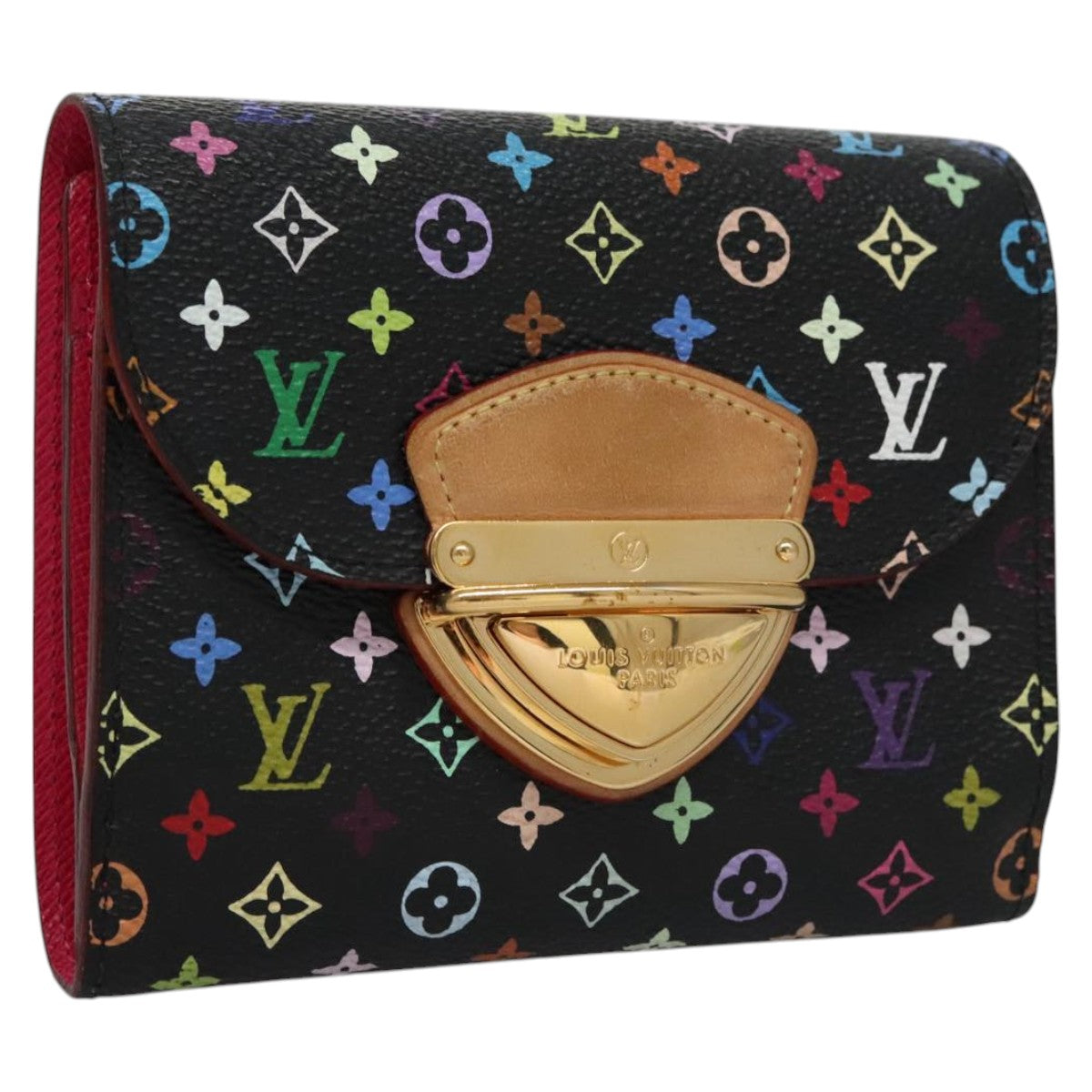 LOUIS VUITTON Monogram Multicolor Portefeuille Joy Wallet M60282 LV Auth 99985V