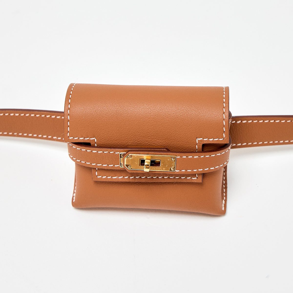HERMES Kelly Move Shoulder Bag Gold Gold Swift Auth