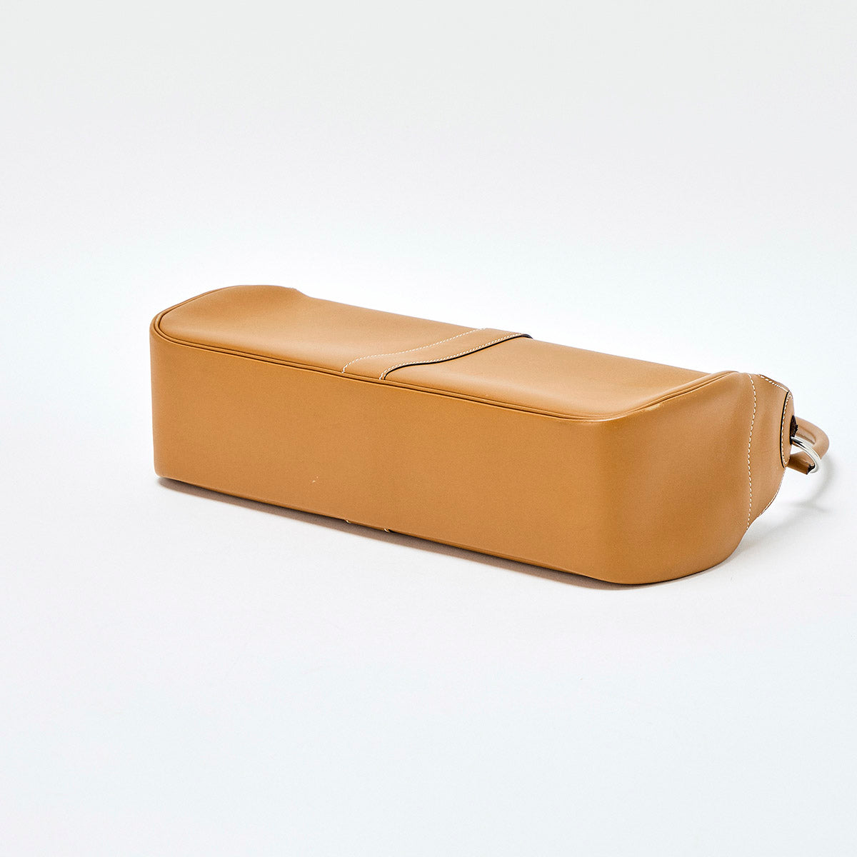 HERMES 2005 笆｡I Shoulder Bag Brown Silver Vauchamonix Auth