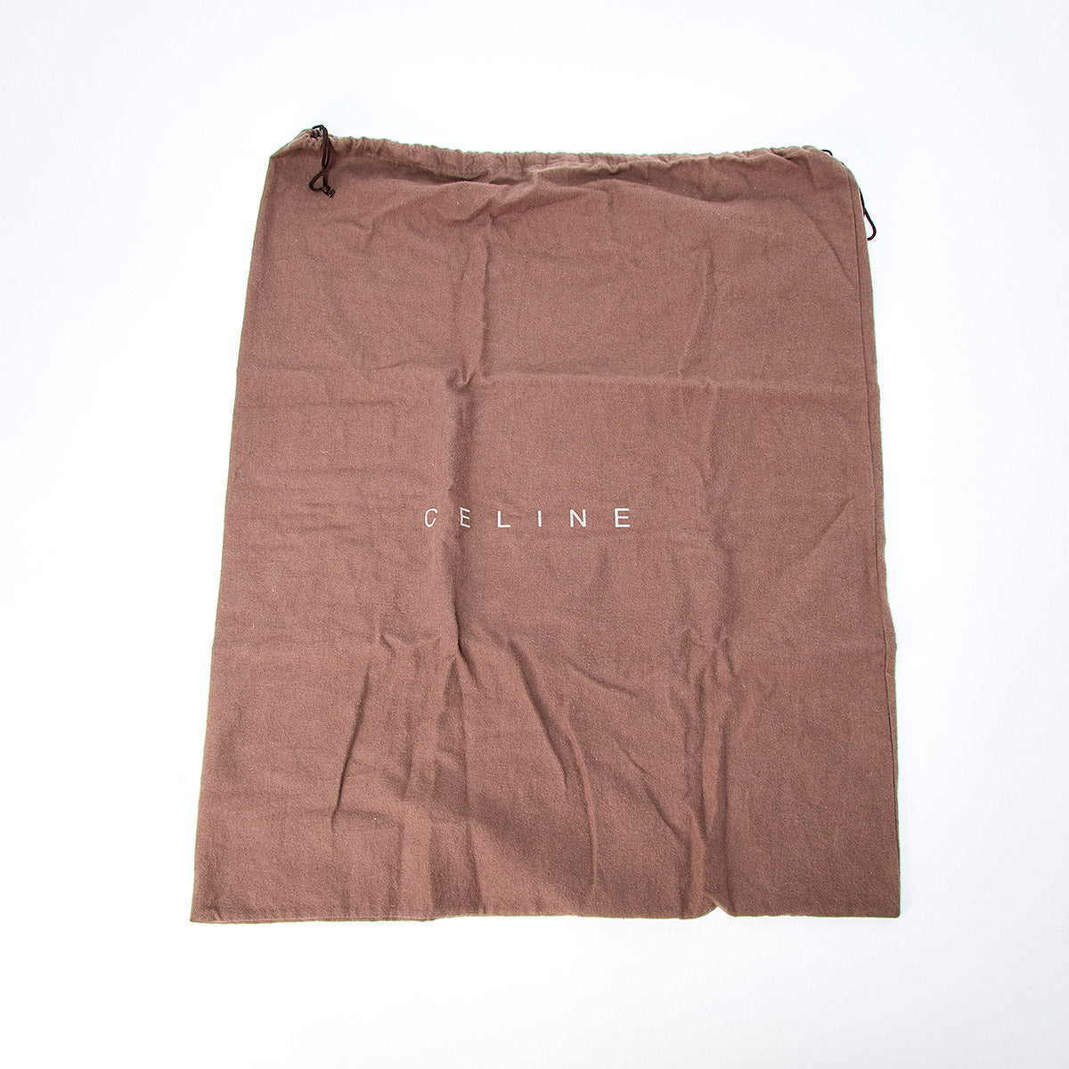 CELINE Bittersweet Hand Bag Brown Silver Leather Auth