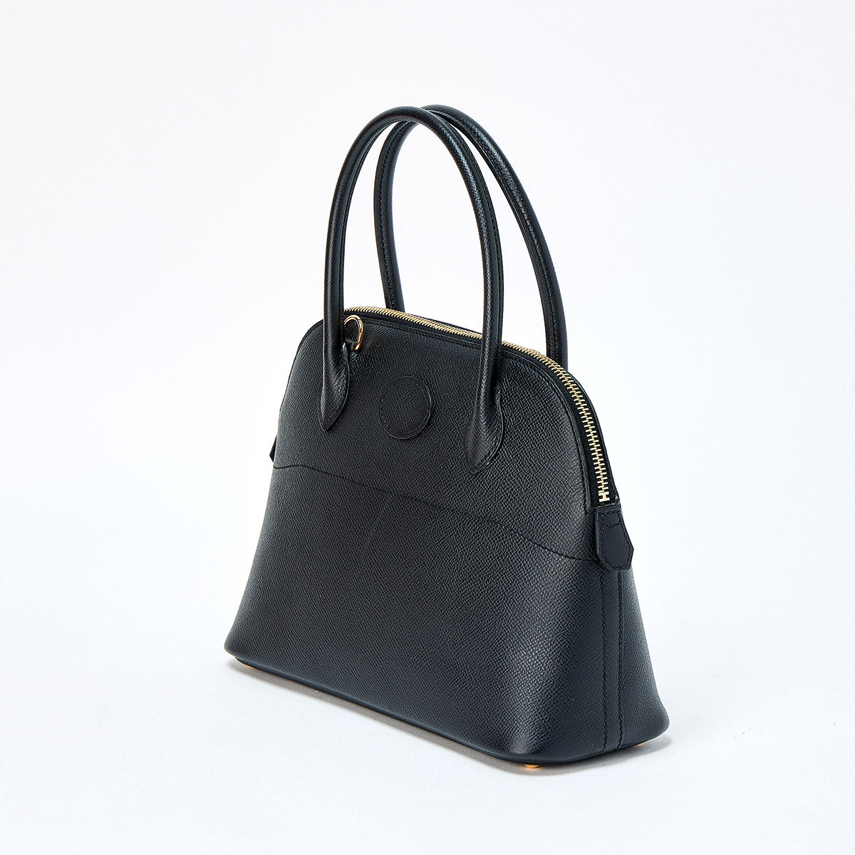 HERMES Bolide 27 2017 A Hand Bag Noir Gold Taurillon Clemence Auth