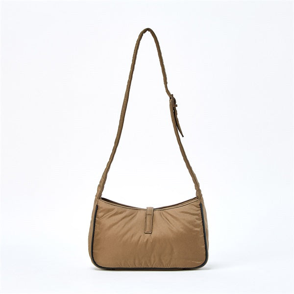 SAINT LAURENT Shoulder Bag 733294 Khaki Green Matte Gold Tessuto Auth