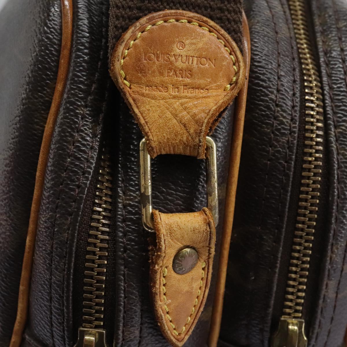 LOUIS VUITTON Monogram Reporter PM Shoulder Bag M45254 LV Auth bs22146