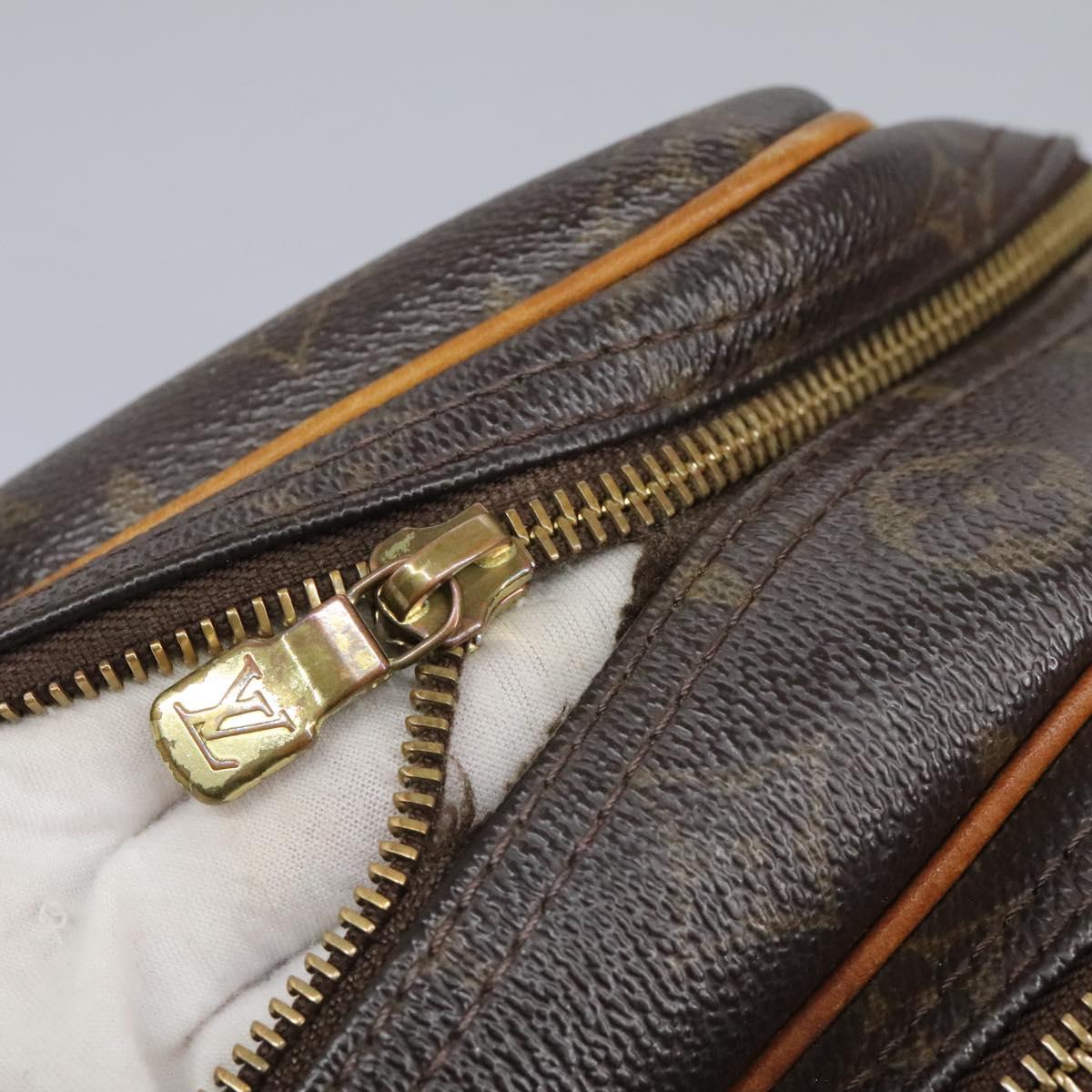 LOUIS VUITTON Monogram Reporter PM Shoulder Bag M45254 LV Auth bs22146