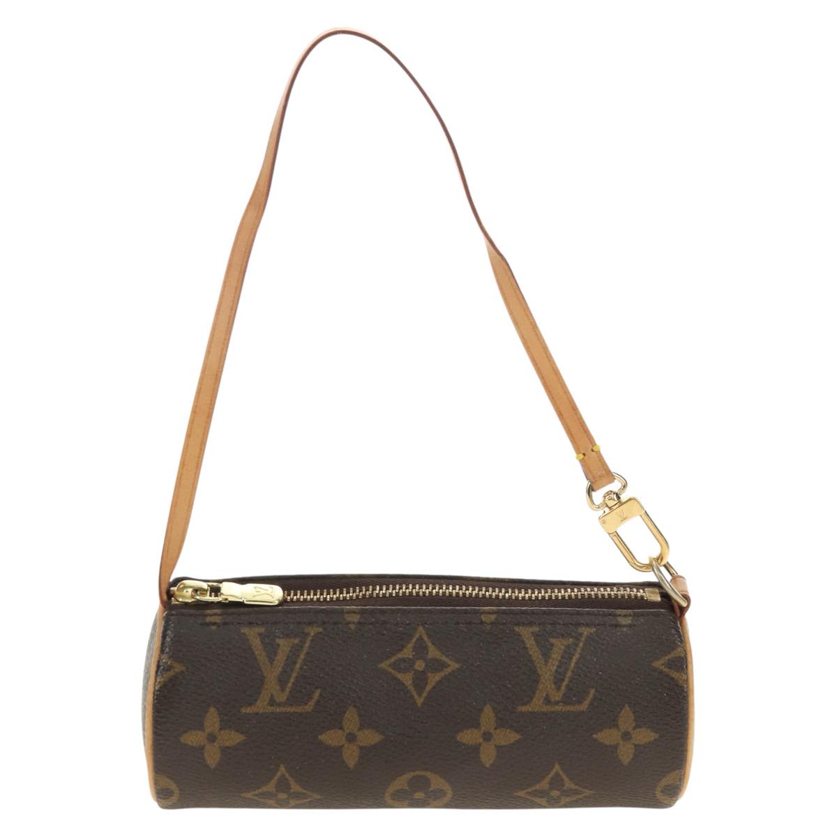 LOUIS VUITTON Monogram Papillon Pouch Pouch LV Auth TR15