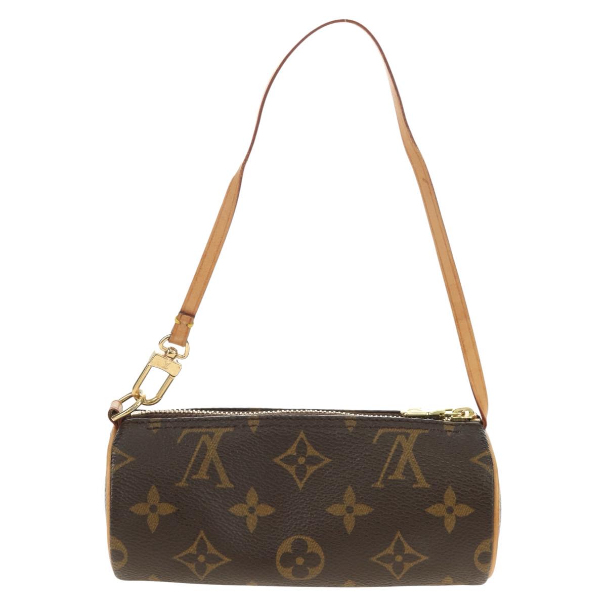 LOUIS VUITTON Monogram Papillon Pouch Pouch LV Auth TR15