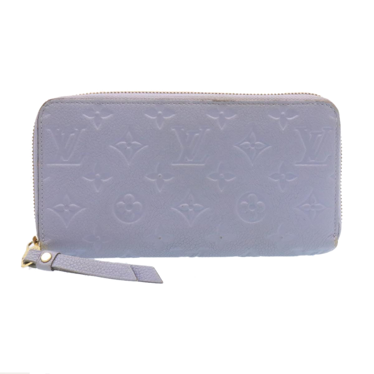 LOUIS VUITTON Empreinte Portefeuille Scrett Ron Long Wallet M93437 LV Auth ac159