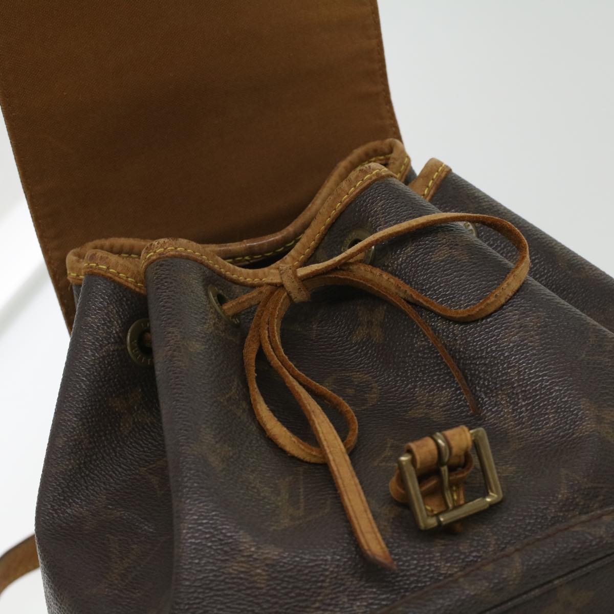 LOUIS VUITTON Monogram Montsouris MM Backpack M51136 LV Auth ac1632