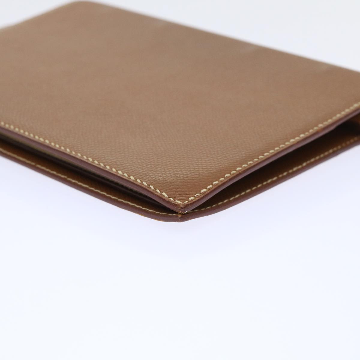 HERMES Day Planner Cover Leather Brown Auth ac2154