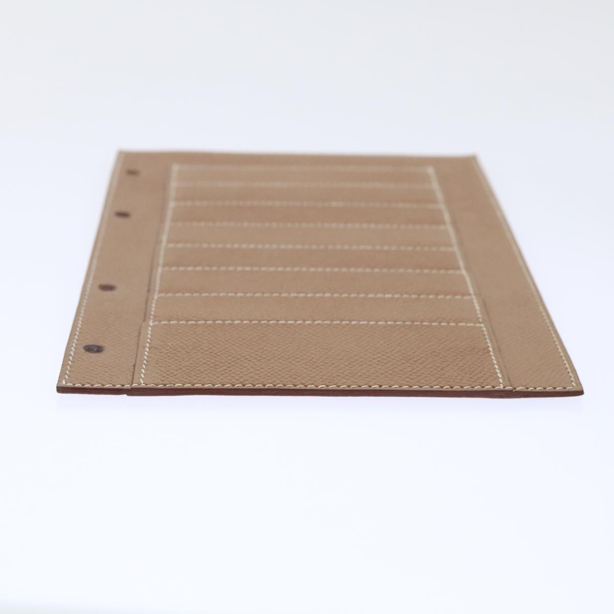 HERMES Day Planner Cover Leather Brown Auth ac2154