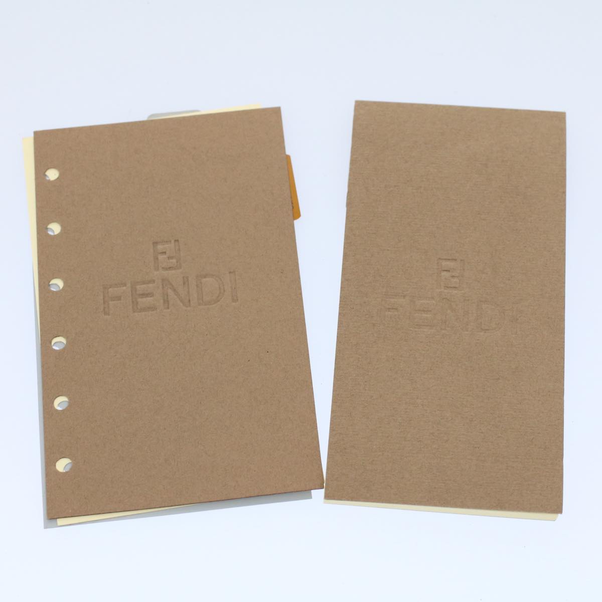 FENDI Zucca Canvas Agenda Day Planner Cover Brown Auth ac2173