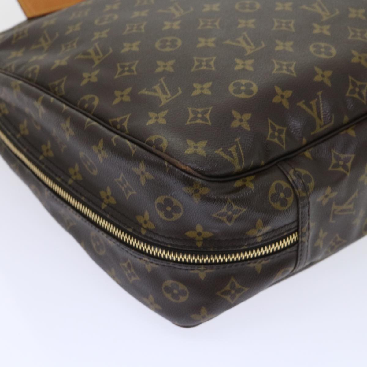 LOUIS VUITTON Monogram Alize 1 Posh Boston Bag M41393 LV Auth ac2183