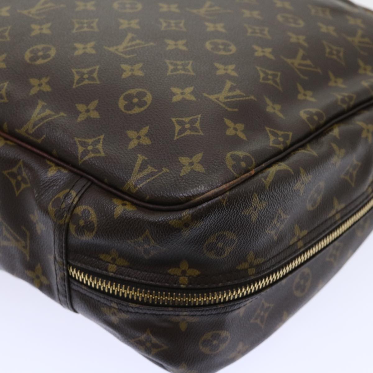 LOUIS VUITTON Monogram Alize 1 Posh Boston Bag M41393 LV Auth ac2183