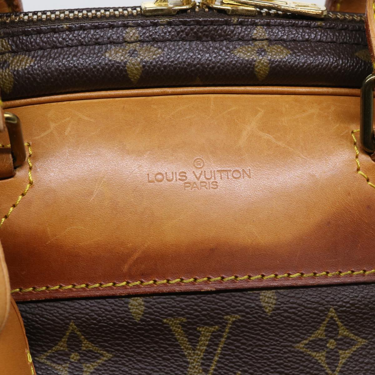 LOUIS VUITTON Monogram Alize 1 Posh Boston Bag M41393 LV Auth ac2183