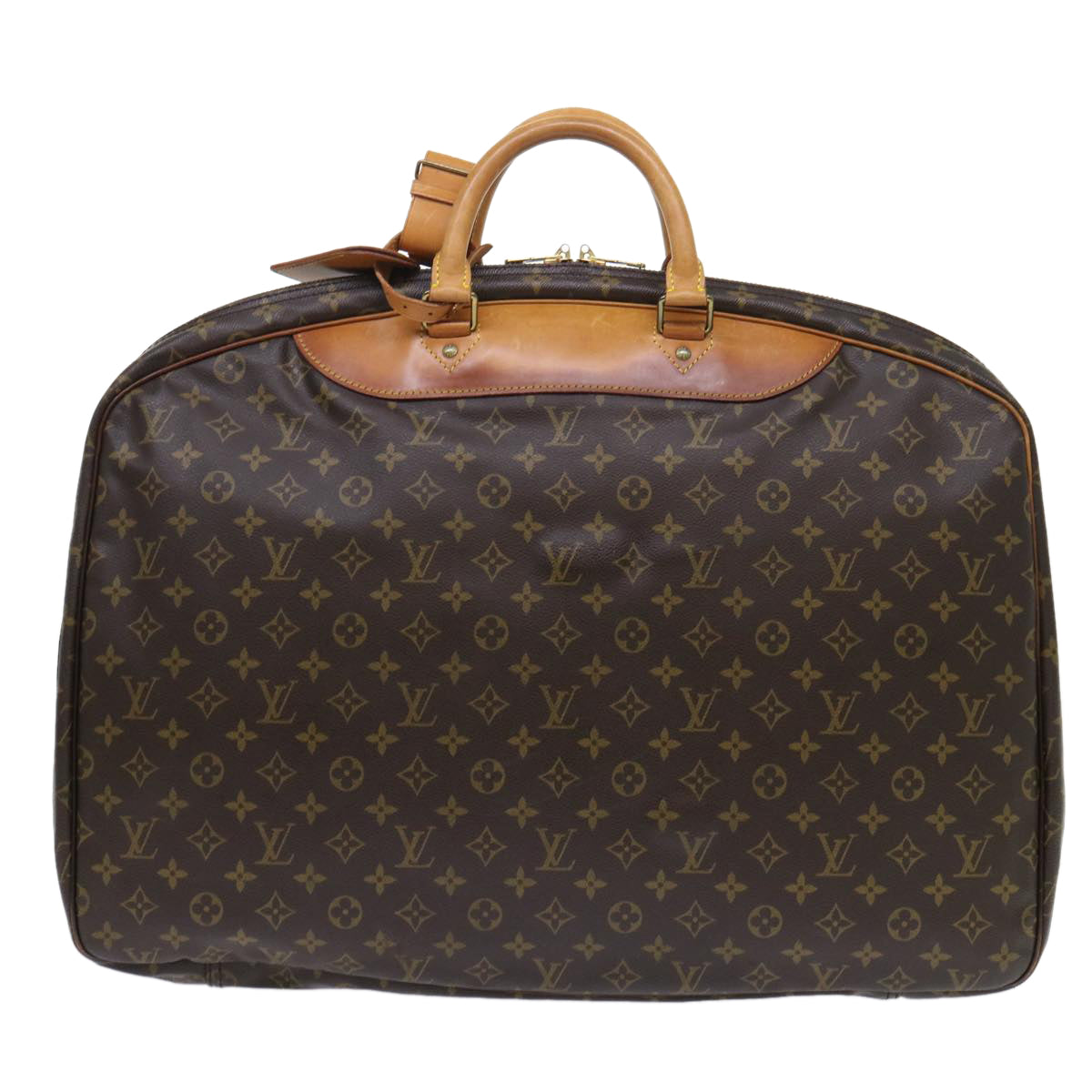 LOUIS VUITTON Monogram Alize 1 Posh Boston Bag M41393 LV Auth ac2183