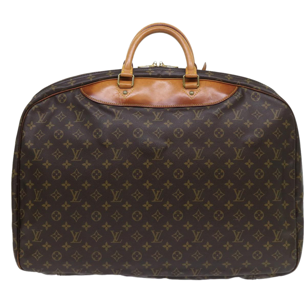 LOUIS VUITTON Monogram Alize 1 Posh Boston Bag M41393 LV Auth ac2183