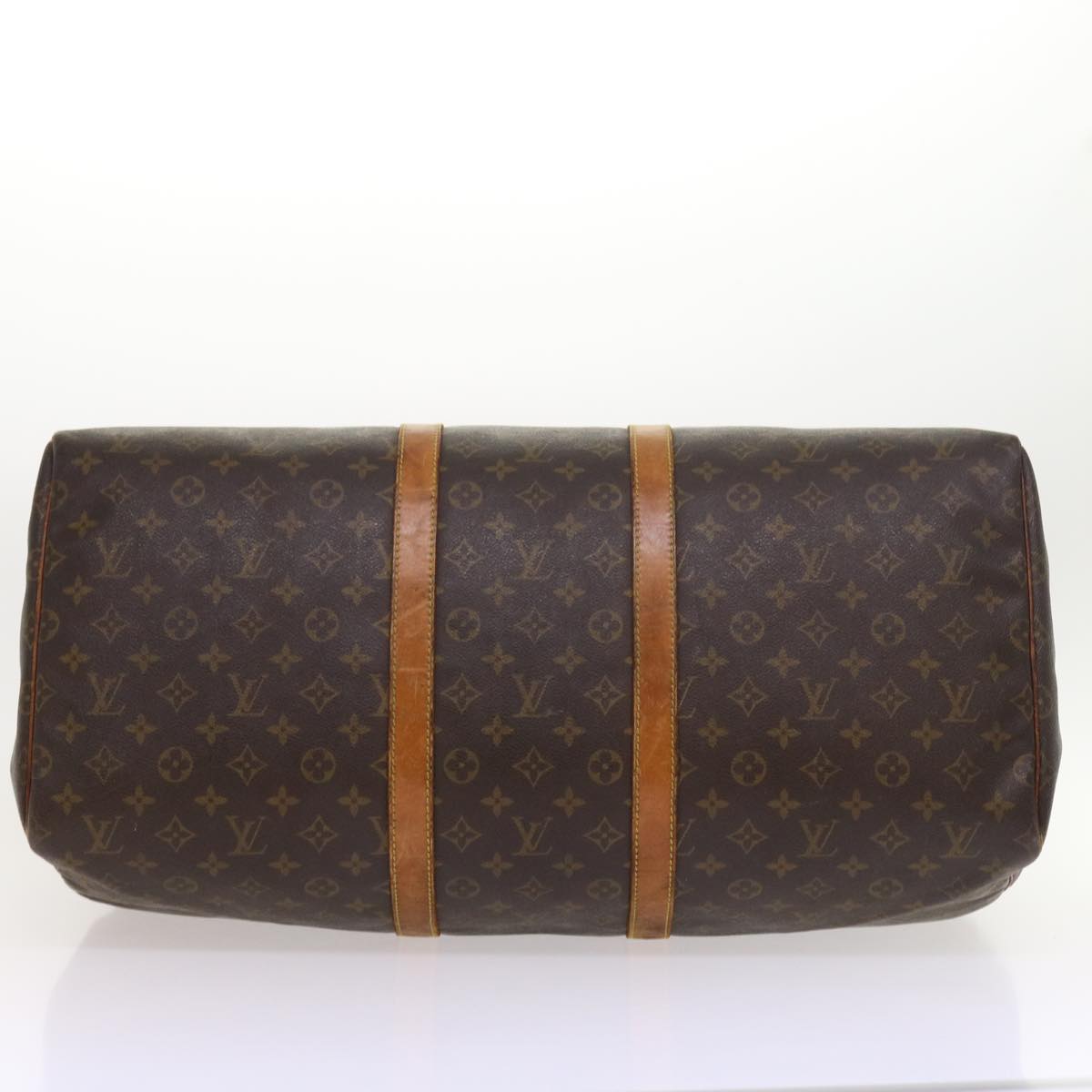 LOUIS VUITTON Monogram Keepall 55 Boston Bag M41424 LV Auth ac2219