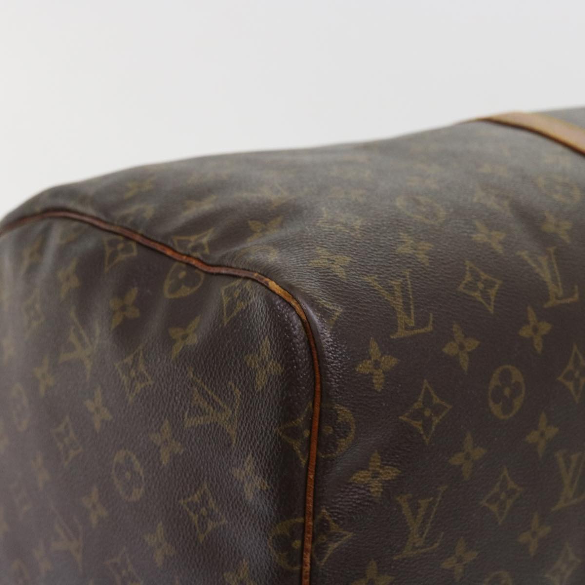 LOUIS VUITTON Monogram Keepall 55 Boston Bag M41424 LV Auth ac2219