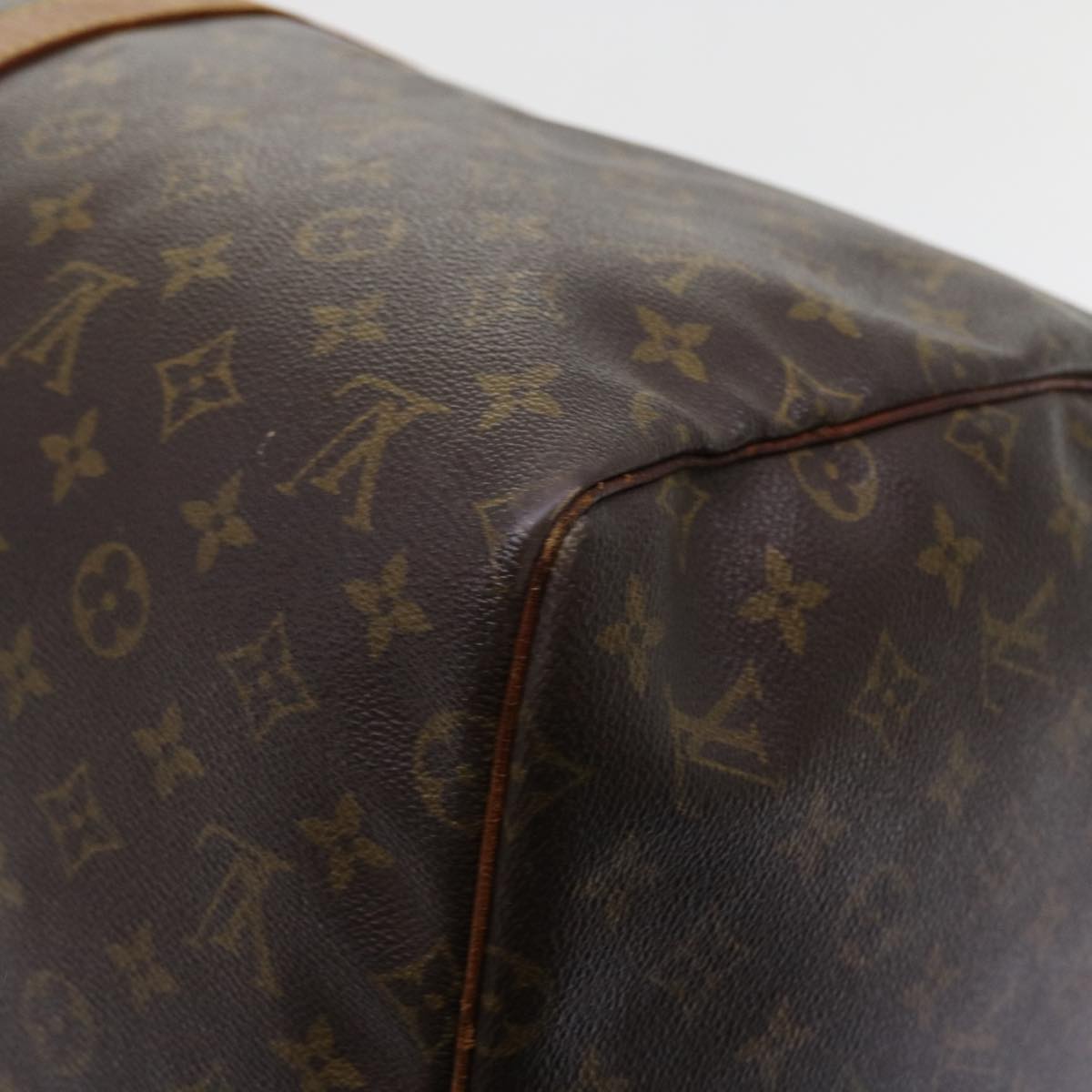 LOUIS VUITTON Monogram Keepall 55 Boston Bag M41424 LV Auth ac2219