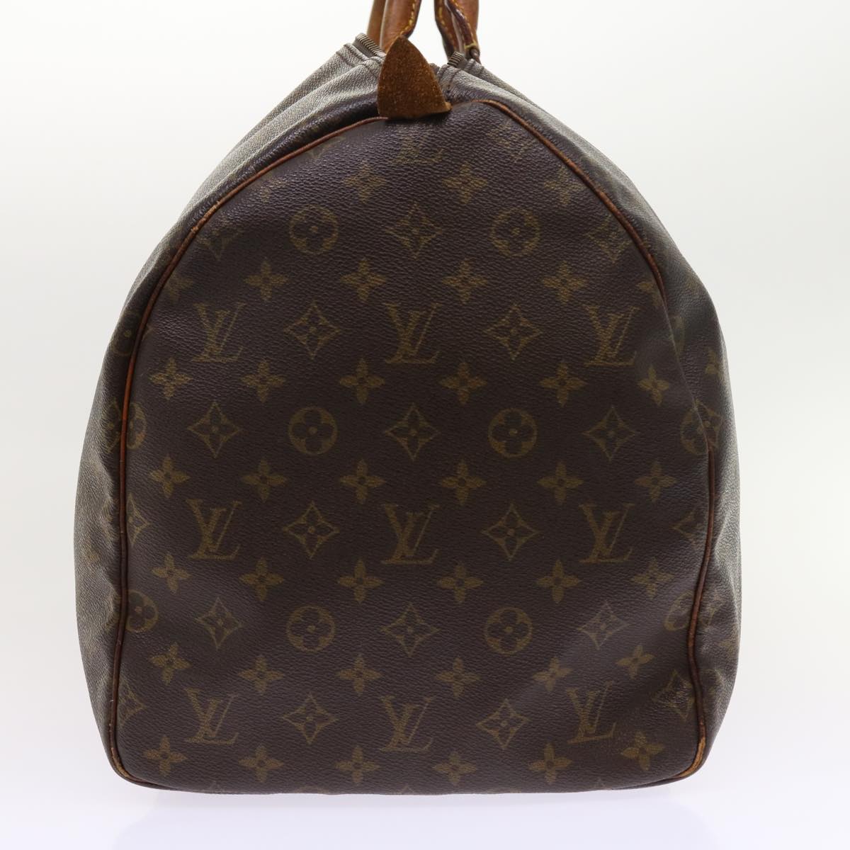 LOUIS VUITTON Monogram Keepall 55 Boston Bag M41424 LV Auth ac2219