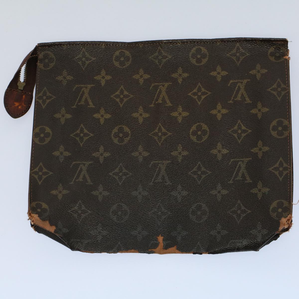 LOUIS VUITTON Monogram Wallet Clutch Bag 4Set LV Auth ac2255